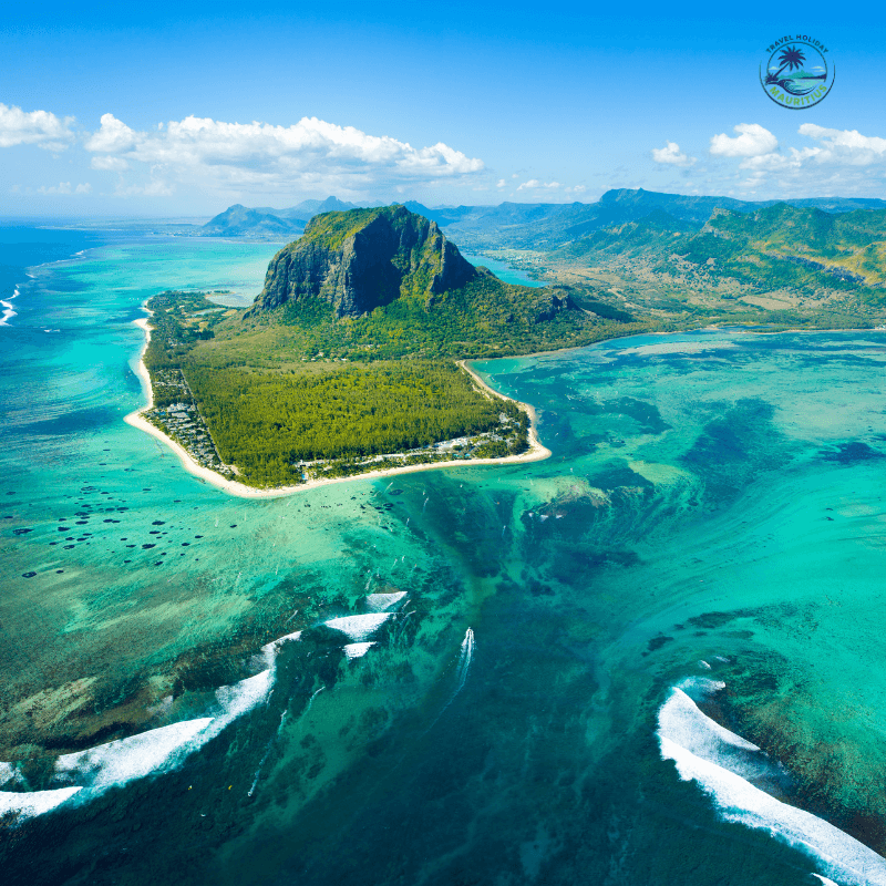 Travel guide showing best places to visit in Mauritius