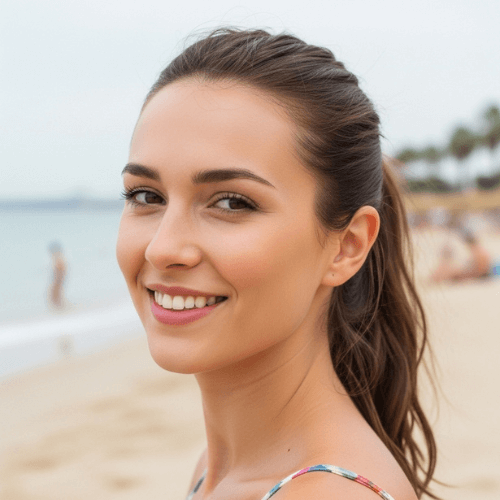 Guest enjoying Mauritius beach