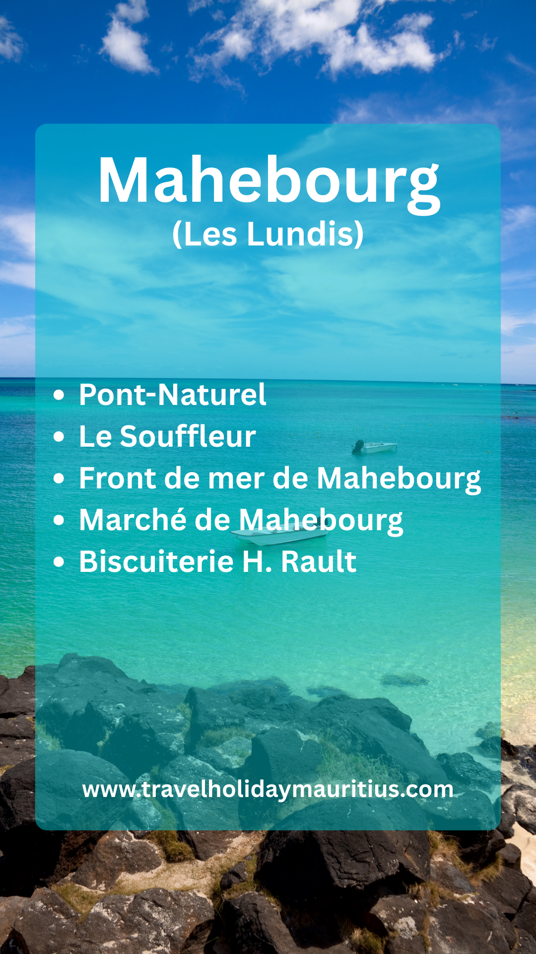 Mahebourg Monday market and coastal tour in Mauritius